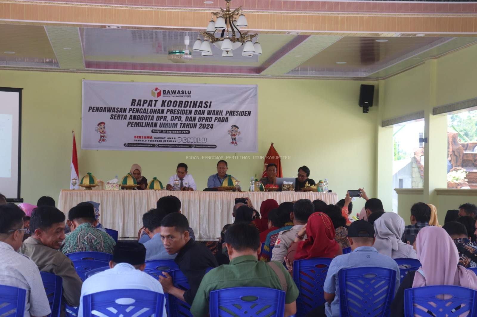 Gelar Rakoor Ketua Bawaslu Parigi Moutong  Perintahkan Panwaslu Kecamatan Lakukan Pencermatan 