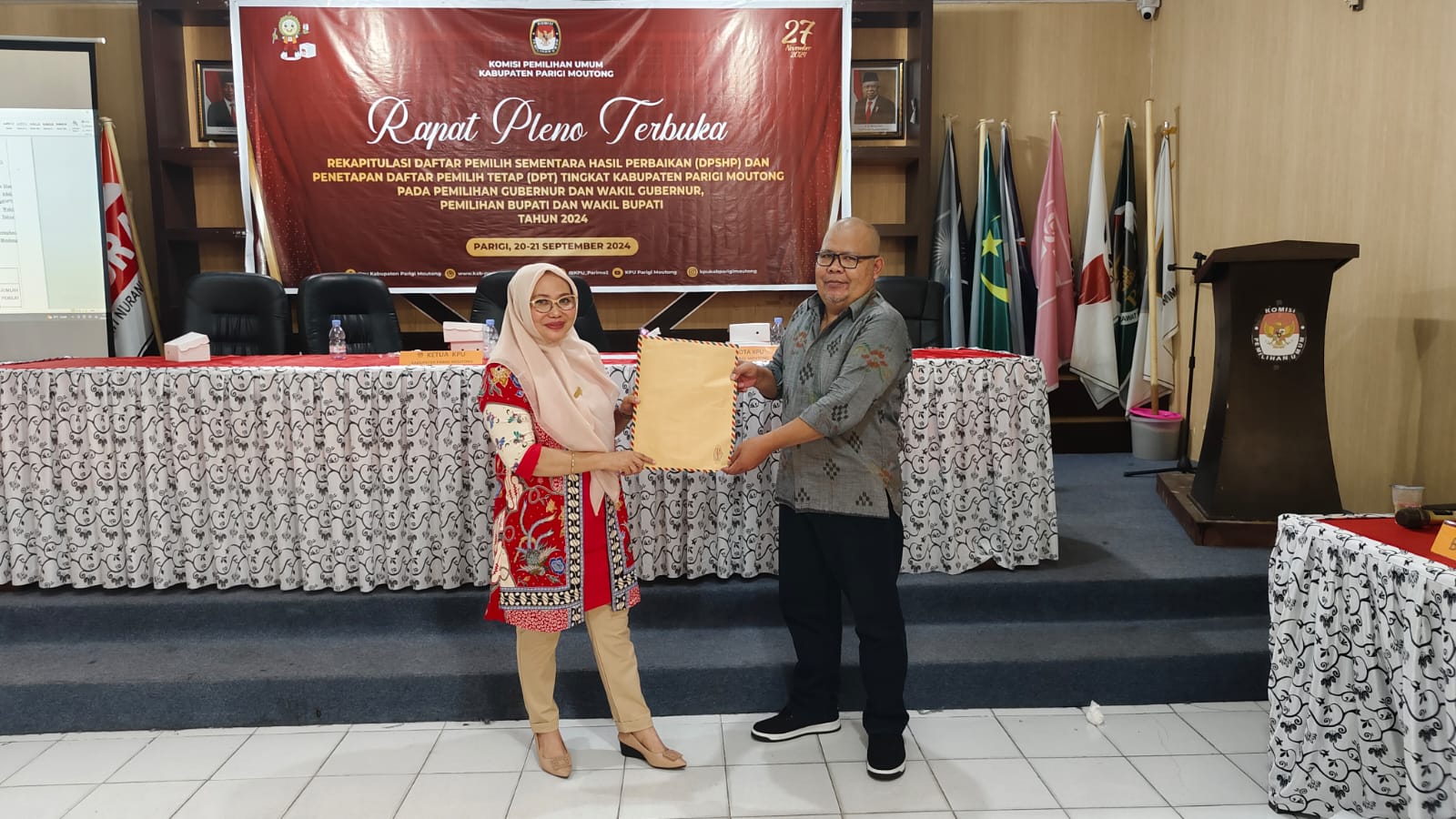 Foto Pleno DPSHP dan Penetapan DPS